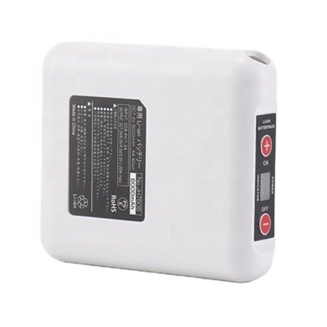 ABS لباس های گرم باتری 7.4V 4400mAh DC3.5x1.35mm سوراخ شارژ پورت