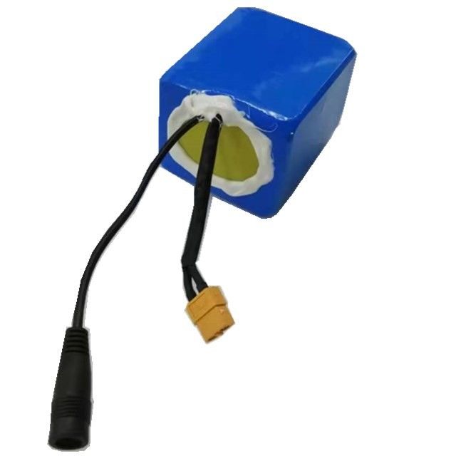 12 ولت 10ah باتری لیتیوم بسته 18650 3سلولی در سری با XT60 پلاگین تخلیه