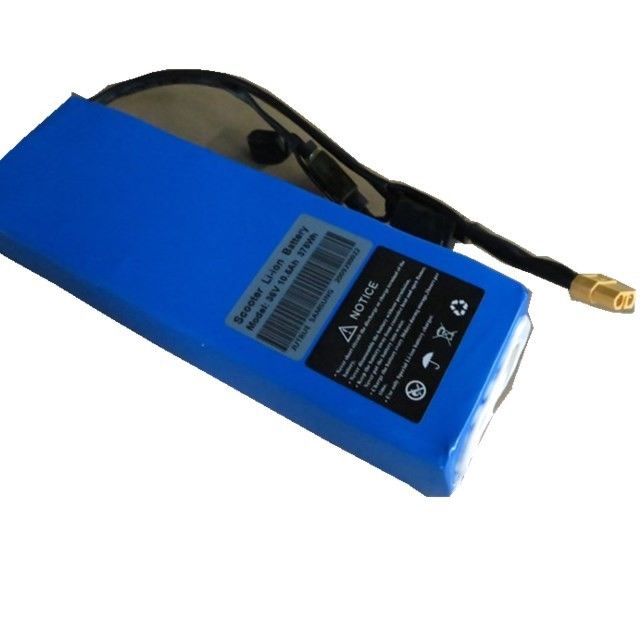 بسته باتری 12 ولت 18650 2600 میلی آمپر ساعت 36 ولت 10.4 آمپر ساعت با اسکوتر XT60 برای E