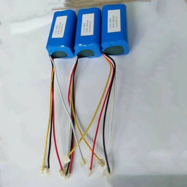 بسته باتری سفارشی 14.8v 2200mah 18650 سلول 4s1p با BMS برای جاروبرقی
