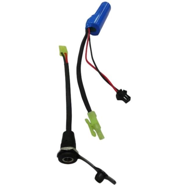 باتری پمپ آب SM-2P 18650 1s 3.7v 2000mAh با دوشاخه شارژ DC5521