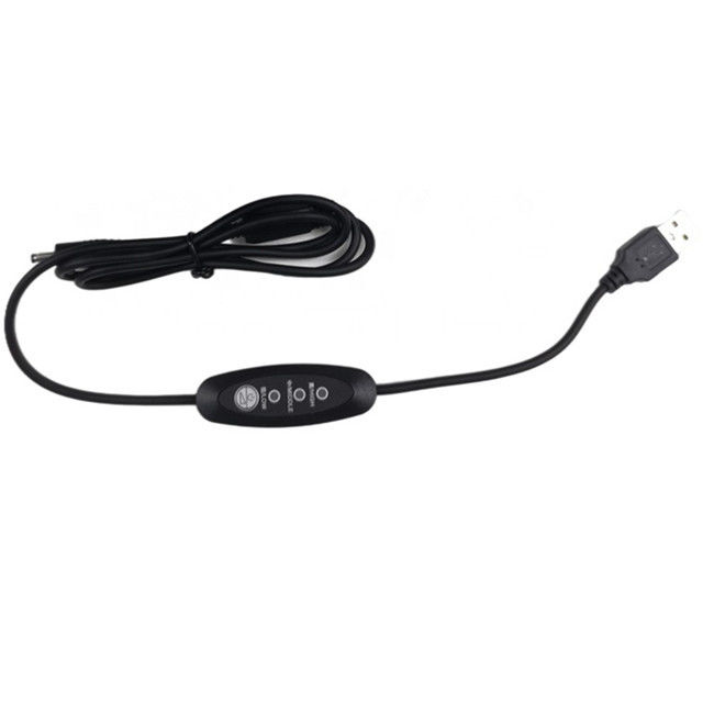 کابل USB ولتاژ پایین Dc 13 سانتی متر زاویه مستقیم کابل سوئیچ برق USB