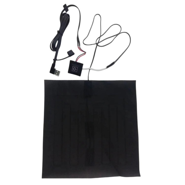 لباس های سفارشی پد های گرم 24*24 سانتی متر برای بالش گرم 5 ولت با USB Bend Head