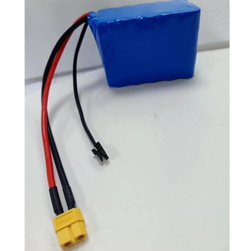 3S5P 18650 بسته باتری 11.1V 16Ah با کانکتور شارژ MX3.0 تخلیه XT60 پلاگین زنانه