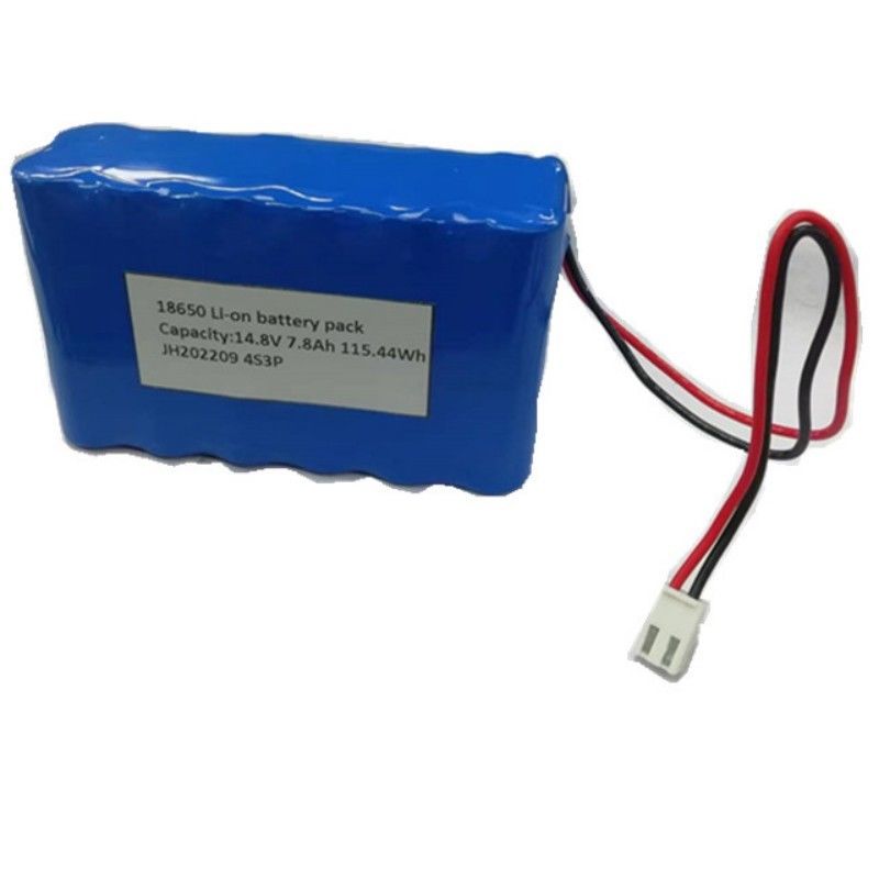 18650 باتری بسته 4s3p 14.8V 7.8Ah باتری با 2-Pin تماس برای چراغ LED