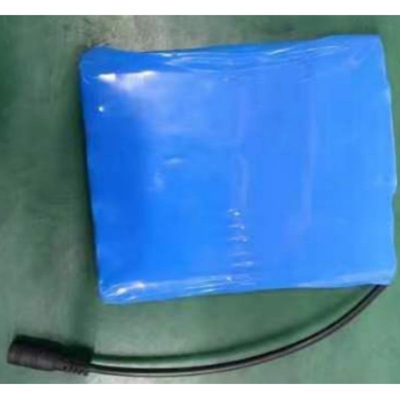 باتری لاغری 18650 6S2P 22.2V 5Ah با DC 5.5x2.1mm کنتاکتور BMS در بالا