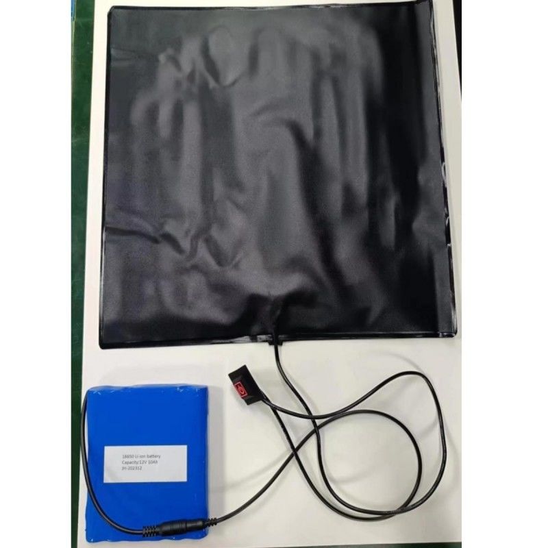 تحویل مواد غذایی گرم پد گرمایش PVC 12V 10Ah پد های گرمایش باتری با اندازه 30x30cm