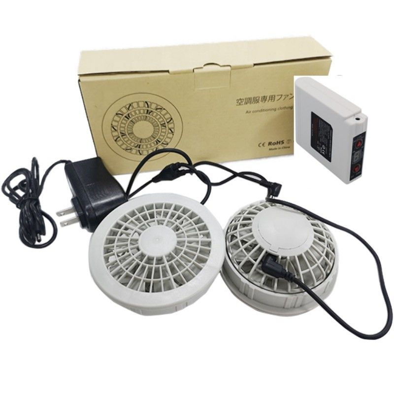 مجموعه باتری فن PSE 7.4V 5200mAh مجموعه فن خنک کننده ژاکت 4 سطح سرعت باد