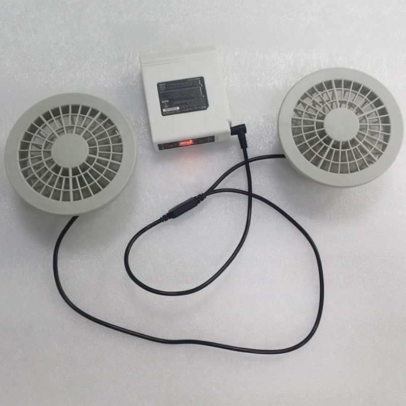 مجموعه باتری فن PSE 7.4V 5200mAh مجموعه فن خنک کننده ژاکت 4 سطح سرعت باد