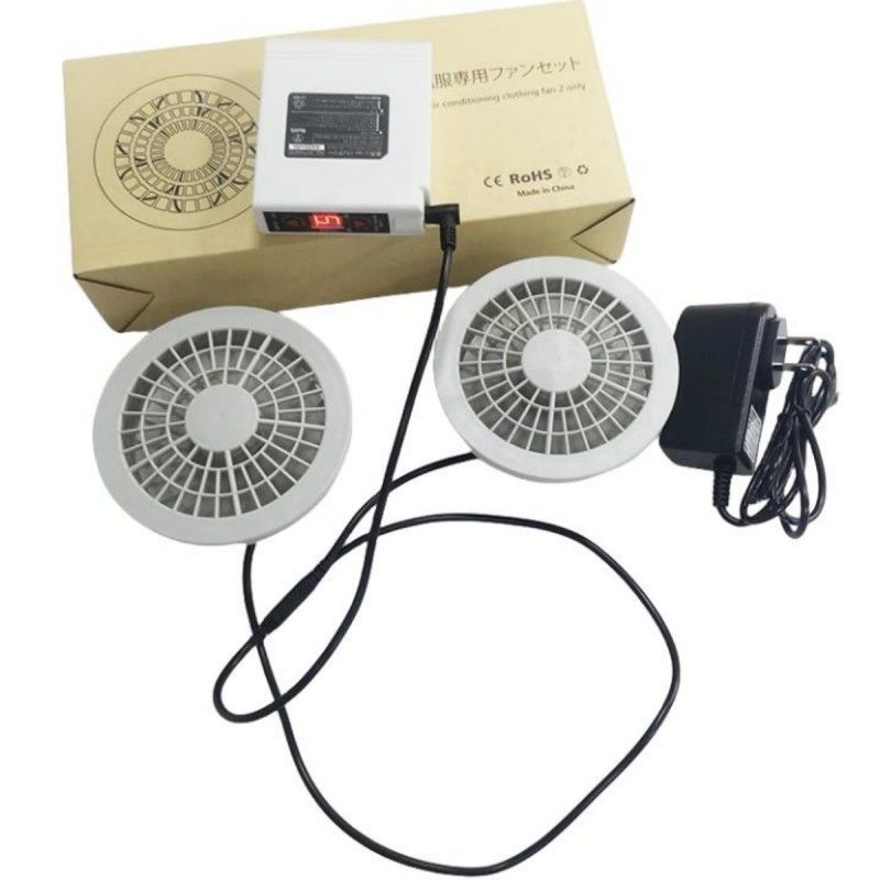 مجموعه باتری فن PSE 7.4V 5200mAh مجموعه فن خنک کننده ژاکت 4 سطح سرعت باد