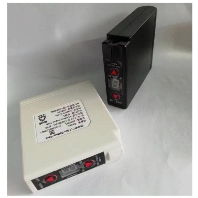 KC 7.4V 5200mAh لباس های گرم باتری جاکت فن باتری با روشن کردن / خاموش کردن سوئیچ بالا و پایین کنترل دمای