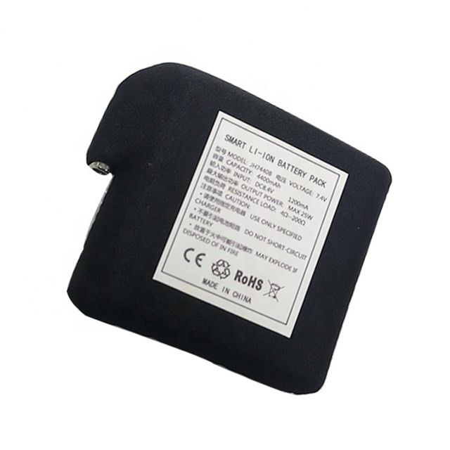 باتری پوشیده در پارچه سیاه 7.4 ولت 4400 میلی آمپر 5200 میلی آمپر 6400 میلی آمپر 7000 میلی آمپر باتری برای کمد گرم