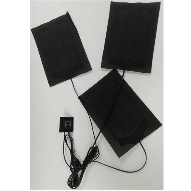 پوشاک های مادون قرمز دور پد های گرمایش 3 در یک صفحه USB 5 ولت برای کت