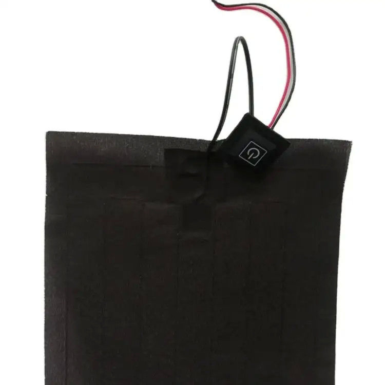 لباس های سفارشی پد گرمایش اندازه 20x20cm 3.7V با SM 2Pin پلگ