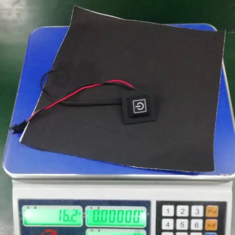 لباس های سفارشی پد گرمایش اندازه 20x20cm 3.7V با SM 2Pin پلگ