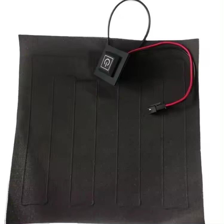 لباس های سفارشی پد گرمایش اندازه 20x20cm 3.7V با SM 2Pin پلگ