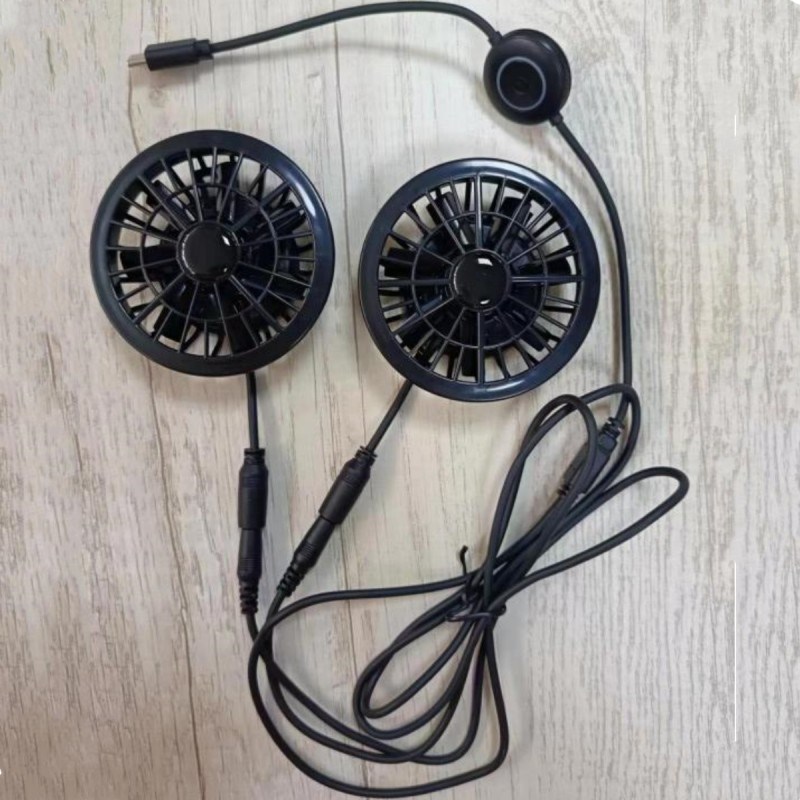 فانوس شلوار 2 عدد فانوس خنک کننده کوچک 5 ولت با پلاگین نوع C