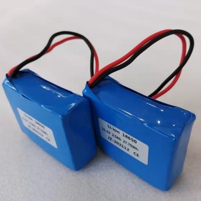 باتری با تخلیه بالا 3S1P 18650 2500mAh 8C 11.1V باتری برای دستگاه پزشکی