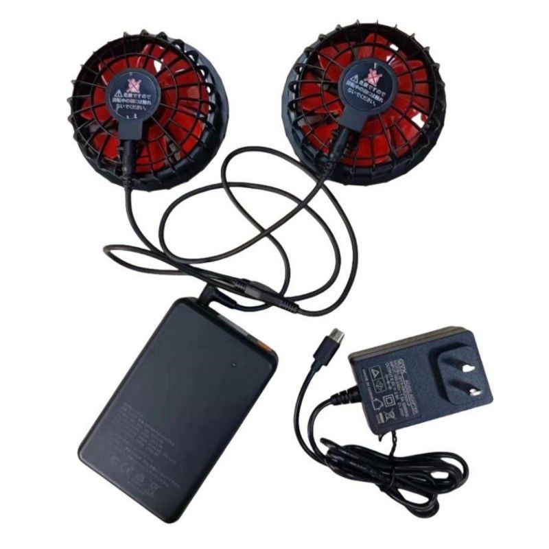 19 ولت باتری فن 20000mAh برای تابستان یخچال ژل 12 ساعت کار