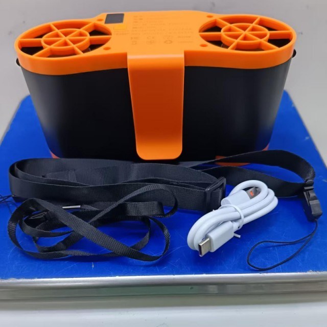 باتری 20000mAh فن کمر قابل حمل 6 سرعت تنظیم و عملکرد بانک برق