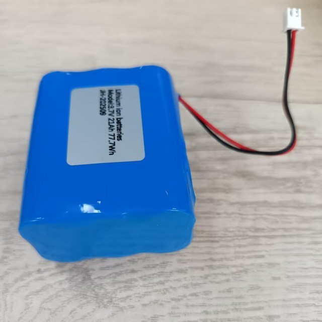 Custom Battery Pack 18650 3.7V 3500mAh 1S6P 3.7V 21Ah with Red Wire Reverse Connect Positive