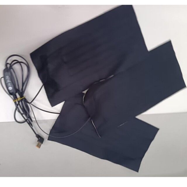 پد گرمایشی سفارشی 30X15 سانتی‌متر 3 پد در یک بخاری پارچه‌ای 12 ولت با کنترلر سوئیچ USB برای صندلی گرمایشی