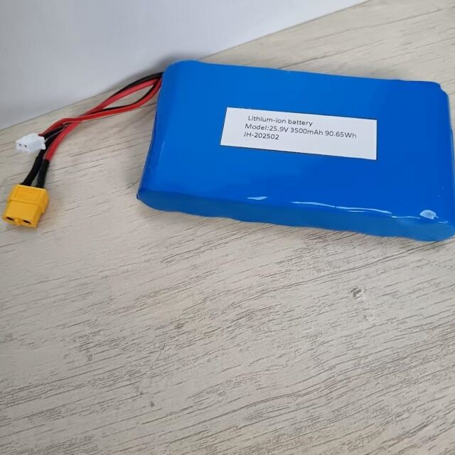 بسته باتری سفارشی 7s1p 18650 24V 3500mAh برای موتور 350W با پلاگین Xt60